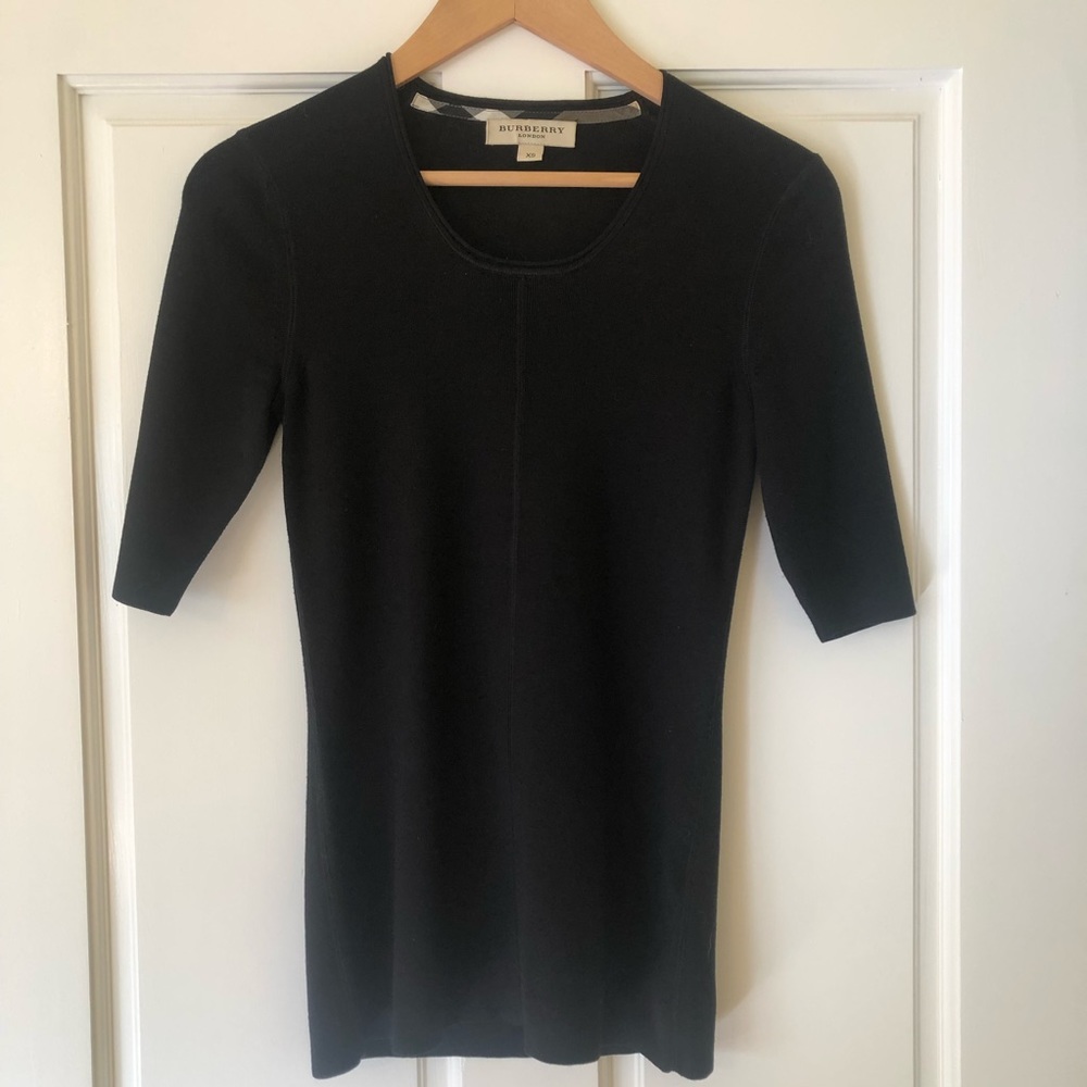 Burberry Silk Knit Top